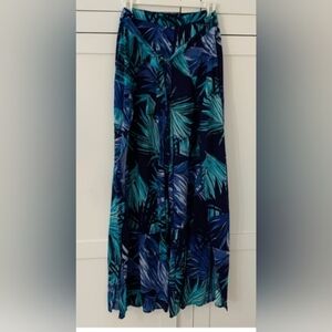 New Look Blue & Teal Patterned Top